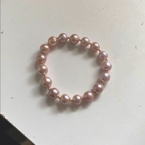 Edison freshwater pearl stretch bracelet 6-6.5”